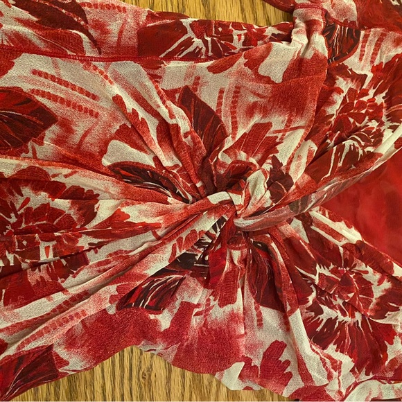 Jean Paul Gauthier Vintage 90s Soleil sheer top floral JPG - Picture 3 of 6